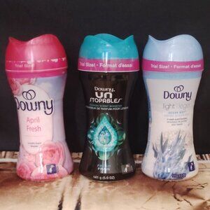 3 Downy Laundry Scent Booster Beads Ocean Mist / Unstopables / April Fresh 5 oz